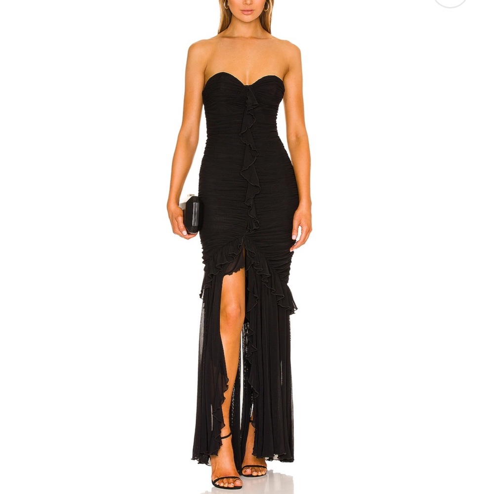 MAJORELLE- GUILES GOWN IN BLACK